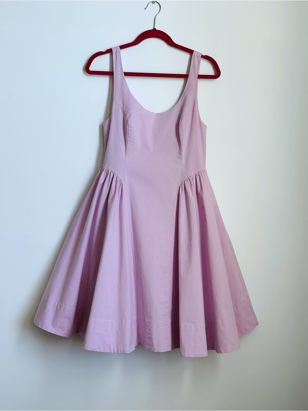 Anthropologie Pink Full Skirt Dress Size M(petite)– Excellent Condition